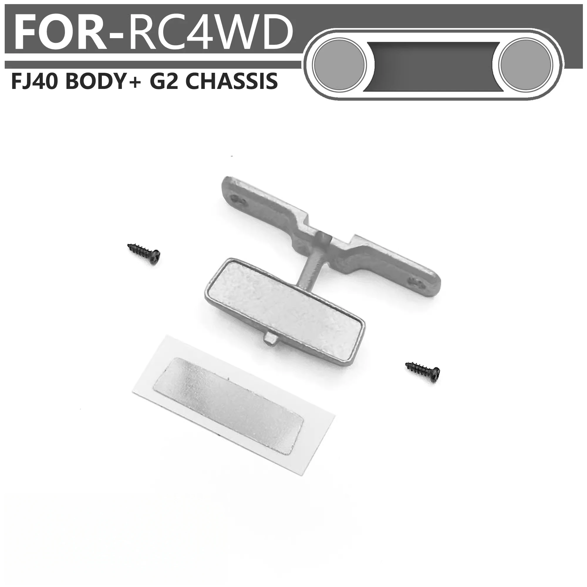

Cabin Inner Mirrors fit RC4WD Gelande2 Cruiser fj40 body for 1/10 scale RC Crawler Car Upgrade part