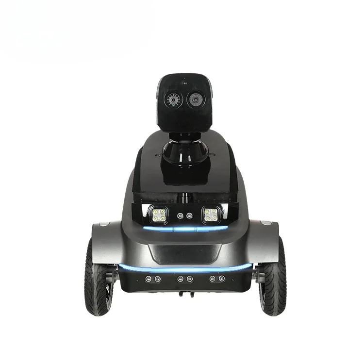 Commercial Autonomous Scheduling Task Business Sefuridad Safety Roboter AI Guard Security Patrol Robot To Protect Humans