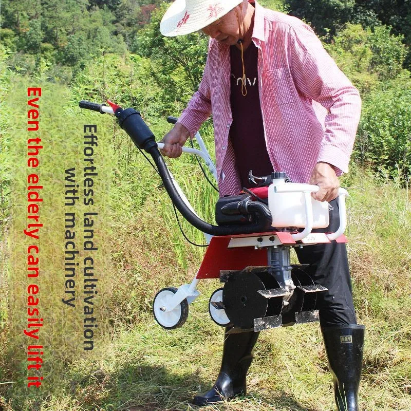 LTT， agricultural small trencher old man plowing machine field loosening soil plowing rotary tiller