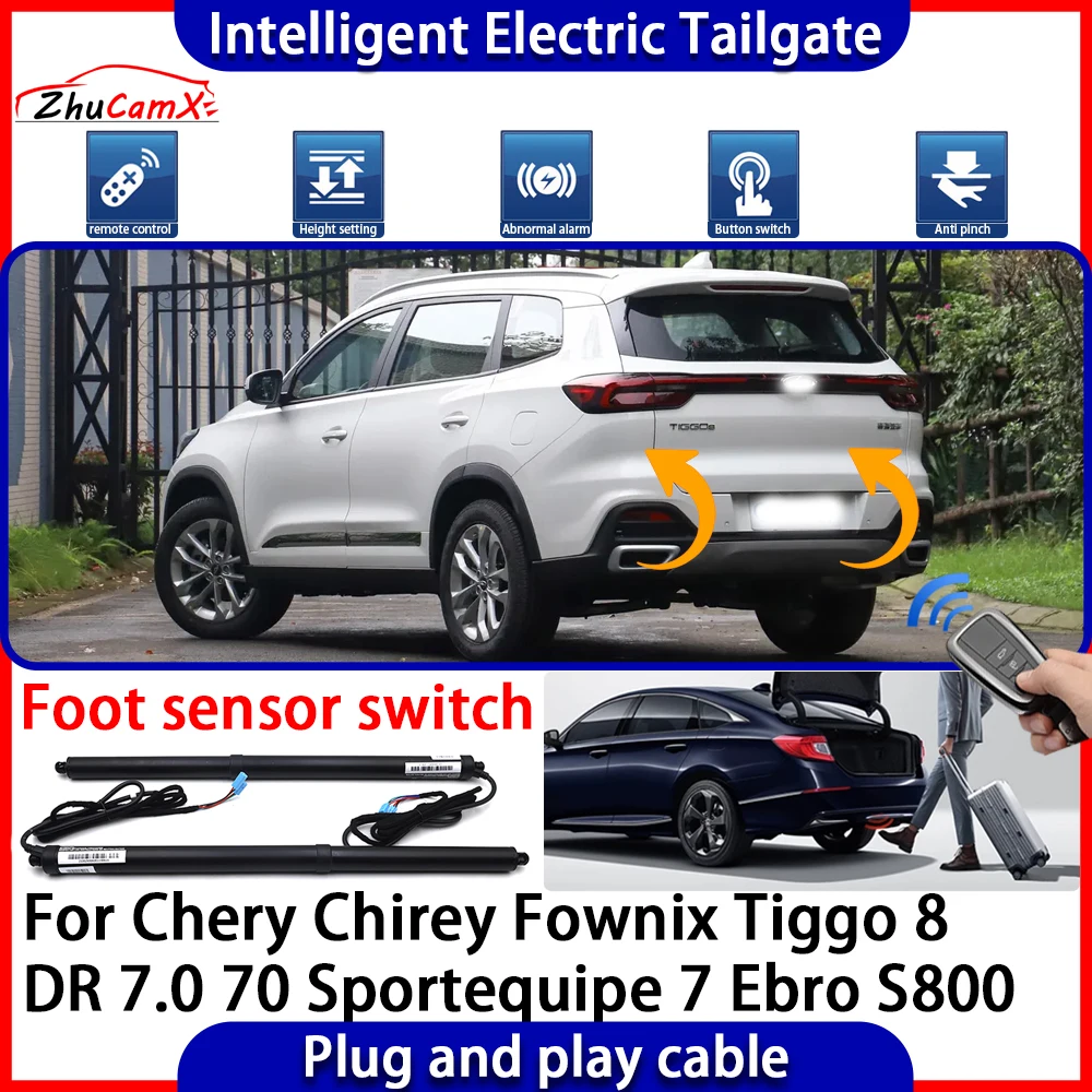 Car Automatic kit Intelligent Electric Tail Gate Lift Tailgate for Chery Chirey Fownix Tiggo 8 DR 7.0 70 Sportequipe 7 Ebro S800