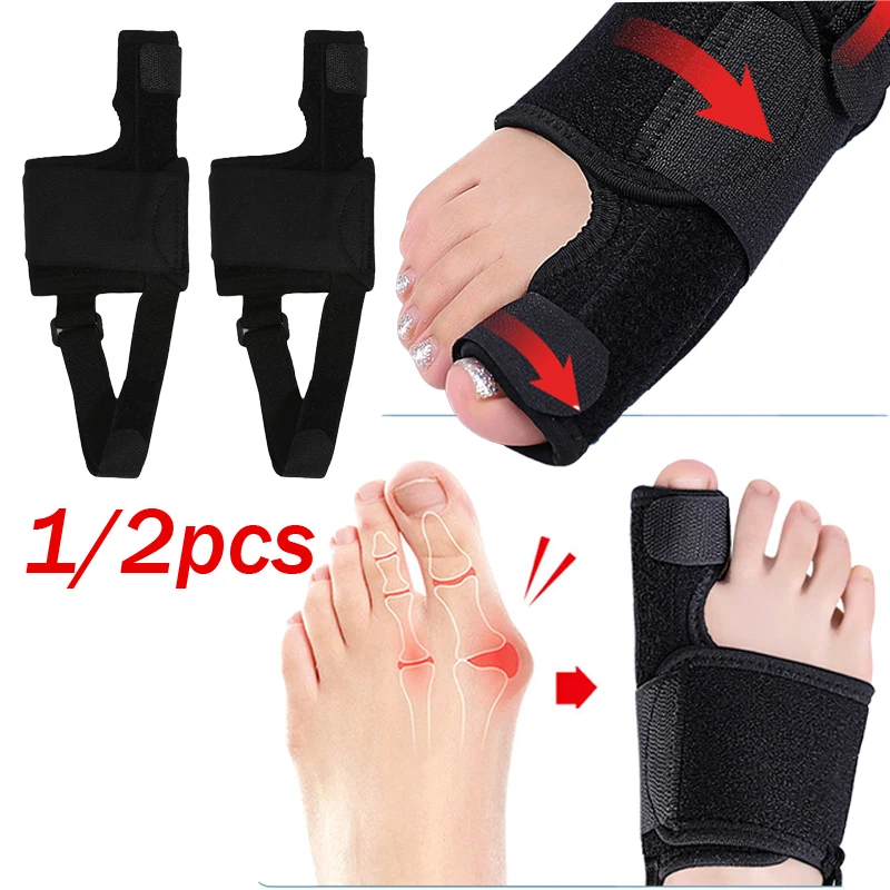 Orteza na haluksy, prostownik, wsparcie palców stóp, orteza na kciuk, korektor palucha koślawego, narzędzia ortopedyczne, lewa i prawa