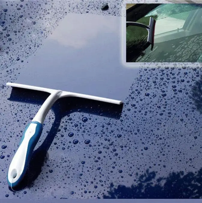 Automotive T-style Front Rear Window Body Snow Scraper Squeegee Shower Doors Bathroom Glass Cleaning Supplies