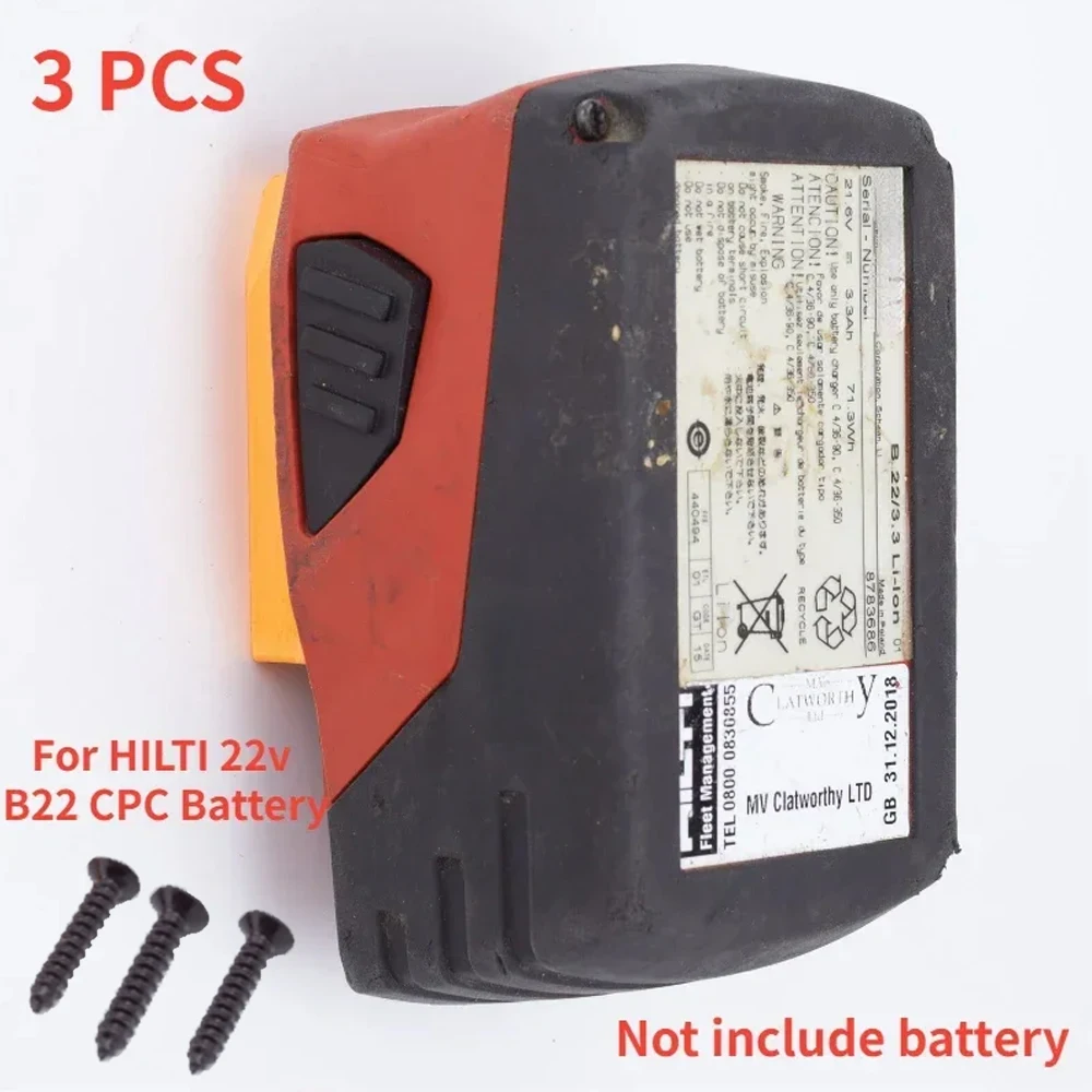 para Hilti 22v B22 Cpc Volt Bateria Série Suporte de Doca de Parede x3 Peças Bateria Não Incluída