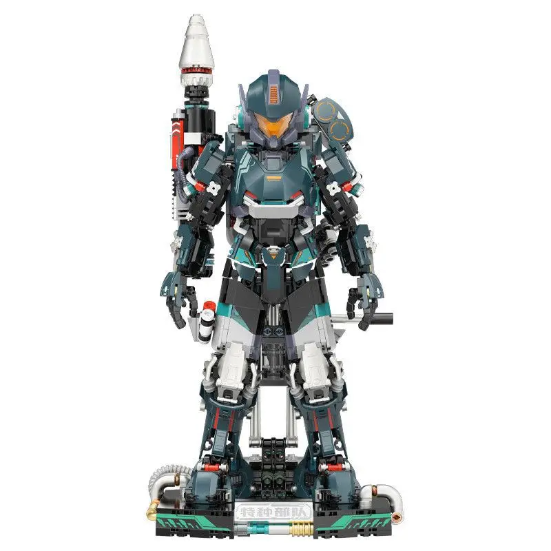 

City Dream Hero Special Forces Mecha Mechanical Assembly building Block Toy Boy Gift