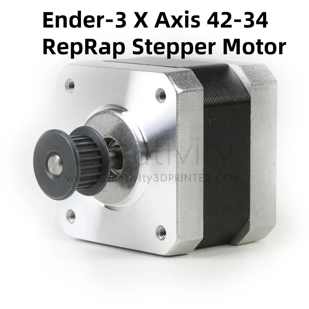 Ender-3 X Axis 42-34 RepRap Stepper Motor Two Phase 2GT-20 with Synchronized Pulley for Ender-3 pro Ender-5 CR-10Smart 3D Printe