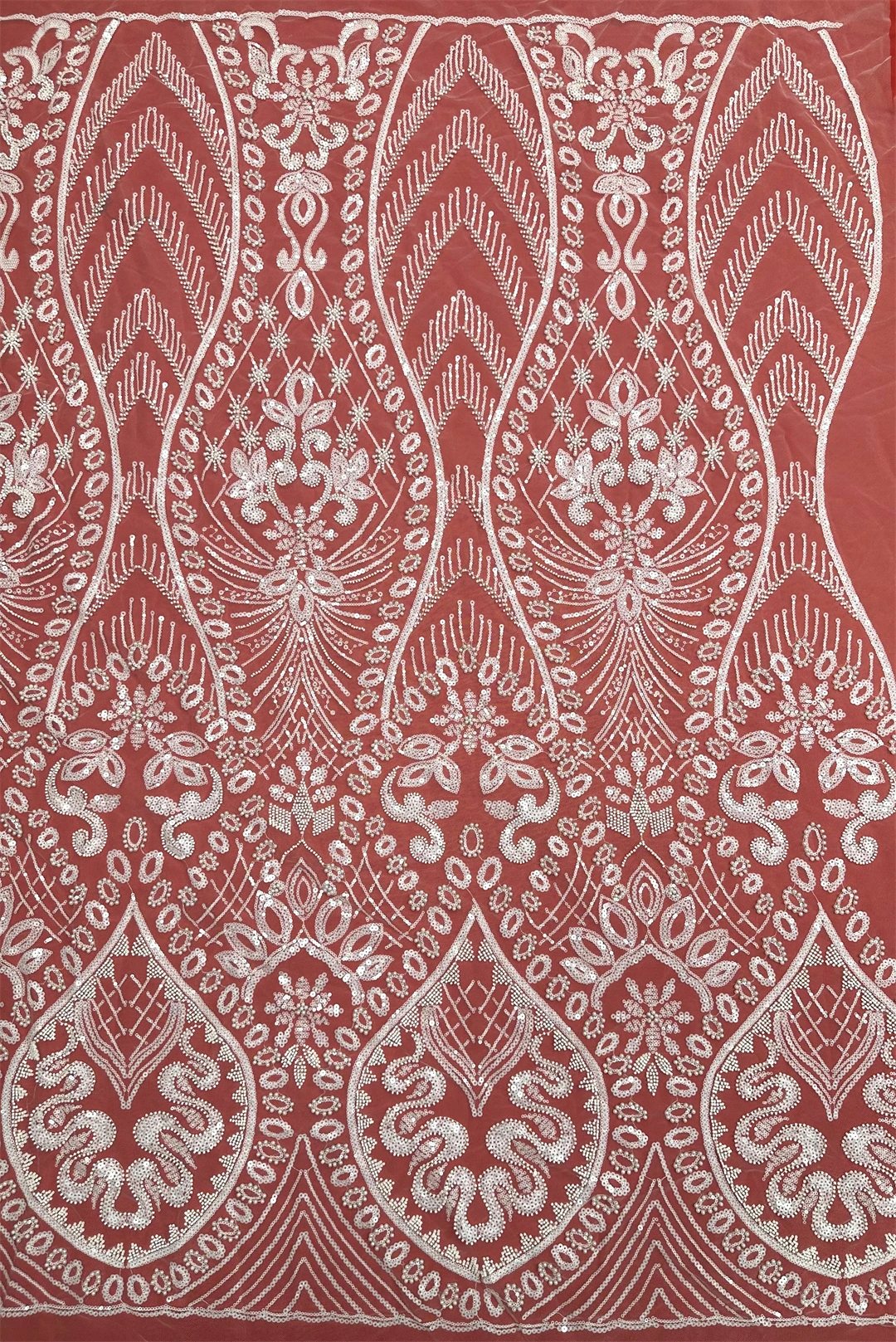 Ribbons Flower Nigerian Handmade Beads Lace Fabric 2026 High Quality African Sequins French Tulle Fabric For 5 Yards Women Dress