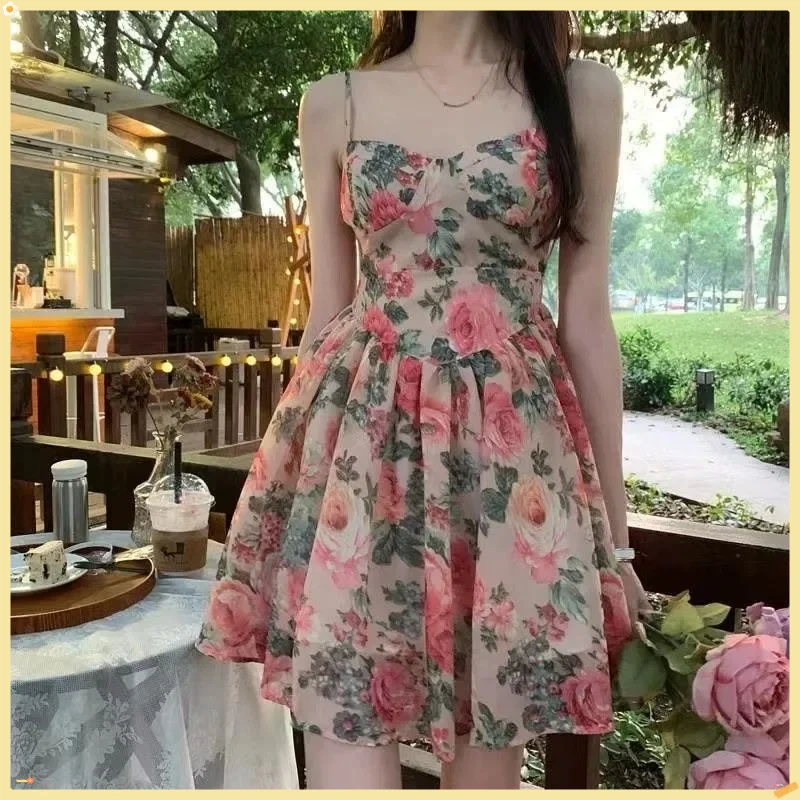 2025 Hottest! Summer Sweet Aesthetic Bday Dress - Tank Mini | Slimming Cropped, Smooths Silhouette for Women Mini Dress