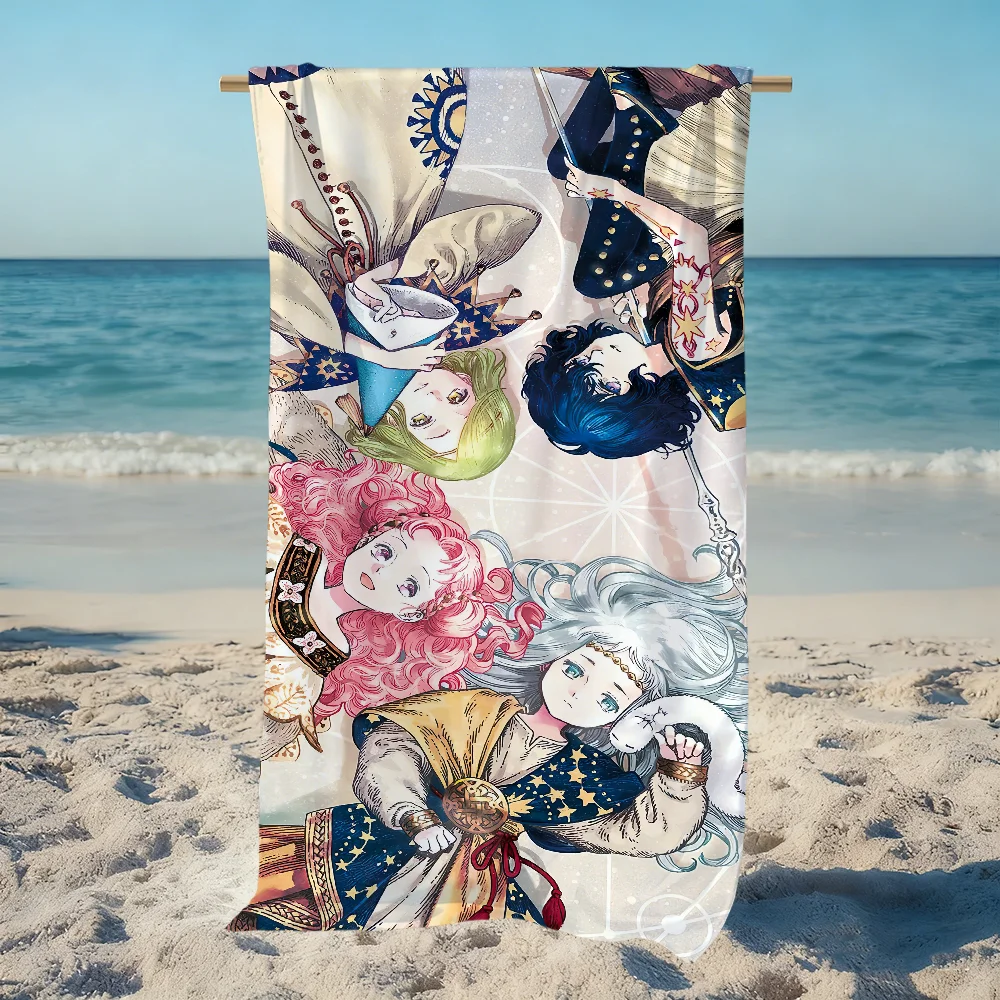 W-Witch Anime Hat A-Atelier Towel Beach Quick Dry Soft Pool Towels Gift for Travel Gym Shower Camping Sports