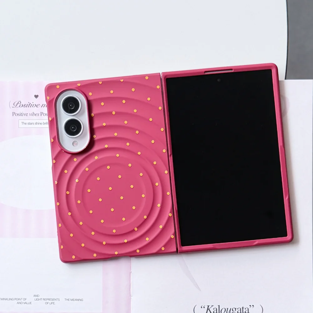 Cute 3D Magnetic Colorful for Magsafe Phone Case For Samsung Galaxy Z Flip 8 7 6 5 4 3 Shockproof Cover Capa for Samsung ZFold8