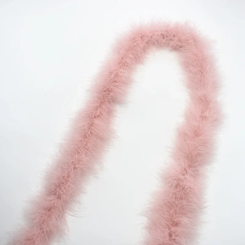 Flauschige Truthahn-Marabou-Federboa-Borte, weicher Schal, Hochzeitskostüm-Dekoration, Schal mit Federn für Bastelarbeiten, Hochzeitsfedern, Federn – Detail 6