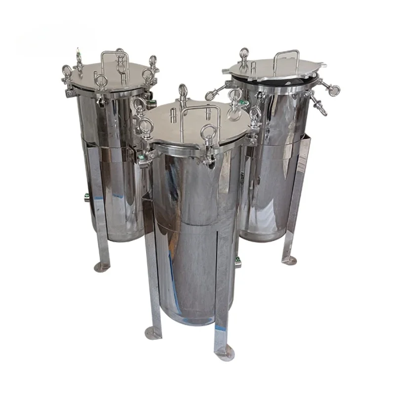 Stainless Steel Sanitary High Flow 20'' Multi pleated Cartridge Filter Housing