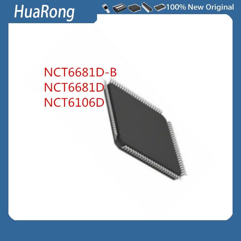 2PCS/LOT    NCT6681D-B  NCT6681D B   NCT6106D  NCT6106  QFP-128    RTD2586HD-CG   RTD2586HD  RTD2586     QFP-128