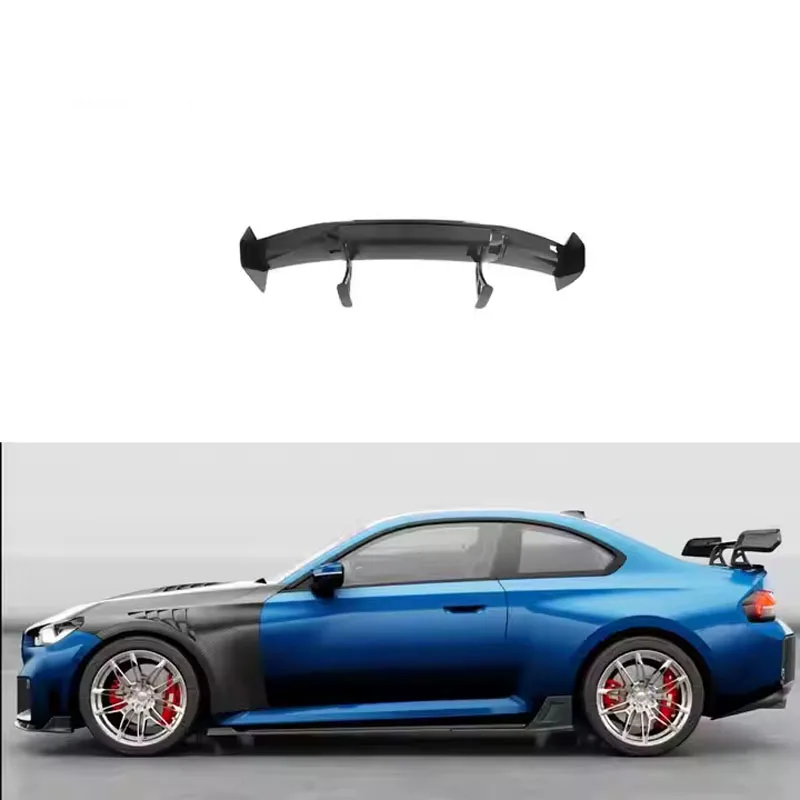 

Prepreg dry carbon trunk spoiler for BMW G87 M2 Coupe 2022-2024