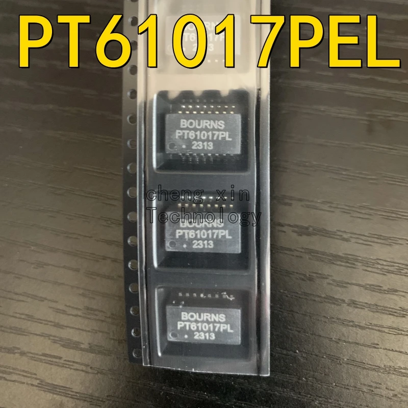 PT61017PEL 20PCS SMD 12.8x6.9mm New and Original Gateway Transformer silkscreen:PT61017PL hundred megabit PT61017