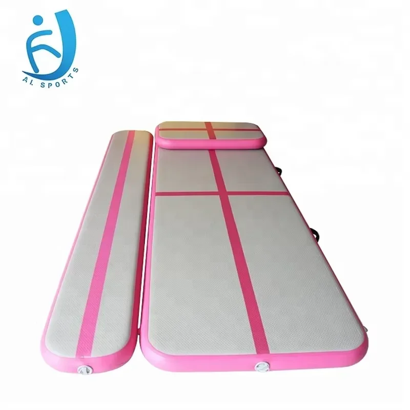5m Inflatable Air Track Gymnastics Mat Tumbling Cushion Guide Rail for Home Training Professional Sports Equipment Gymnastics