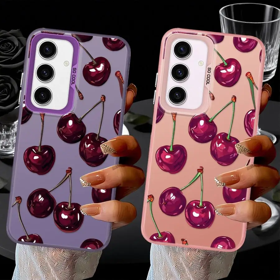 Cartoon Cherry Patt…