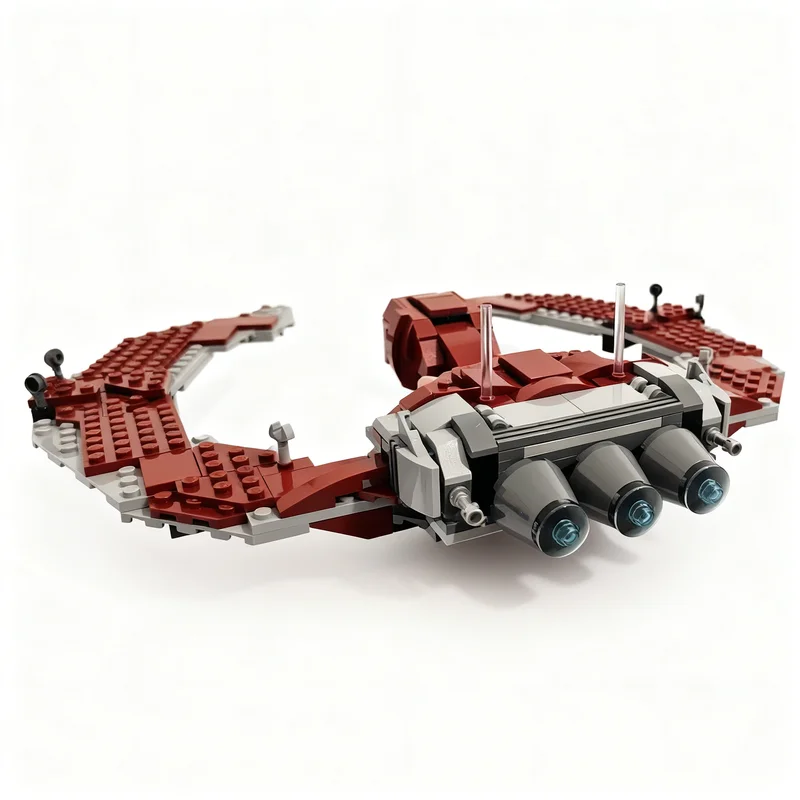 321PCS MOC Space Battle Lucrehulk Class Battleship Build Model Custom Bricks DIY Creative Ideas Assembly Display Gift Building