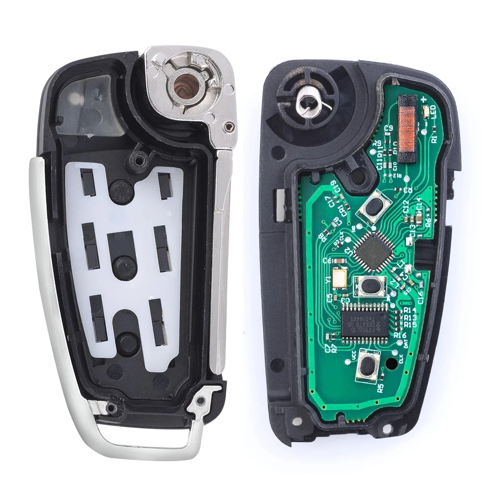 KEYECU 8V0 837 220 D / 8V0 837 220 Keyless 434MHz For Audi A3 S3 2012 2013 2014 2015 2016 2017 2018 2019 Smart Key Remote Fob