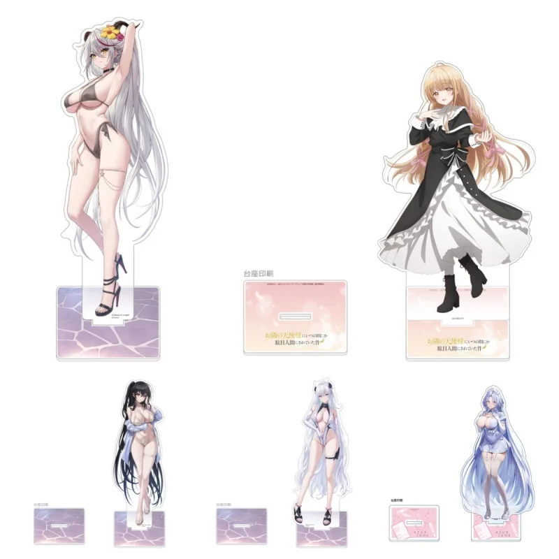 

Anime Game Azur Lane Acrylic stand Standing Beach swimsuit collection Nurse series Desktop ornaments Box decorations gift