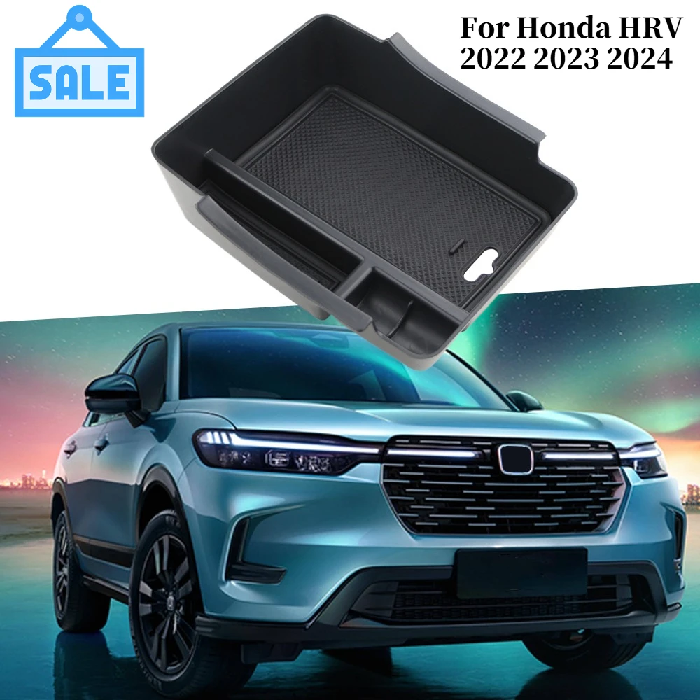 Für Honda HRV HR-V 2022 2023 2024 Auto Armlehne Lagerung Box Zentrale Konsole Fach Container Organizer Innen Zubehör
