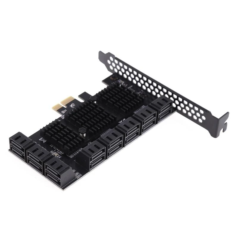 SATA3.0 Adapter PCIE 1X Ports III Expansion Card PCIE Elevator best sale