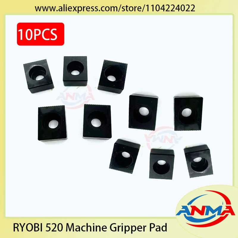 Harga pabrik 10 buah Gripper Pad parts untuk mesin cetak ryobi 18mm x 14mm x 8mm suku cadang mesin Printer Offset