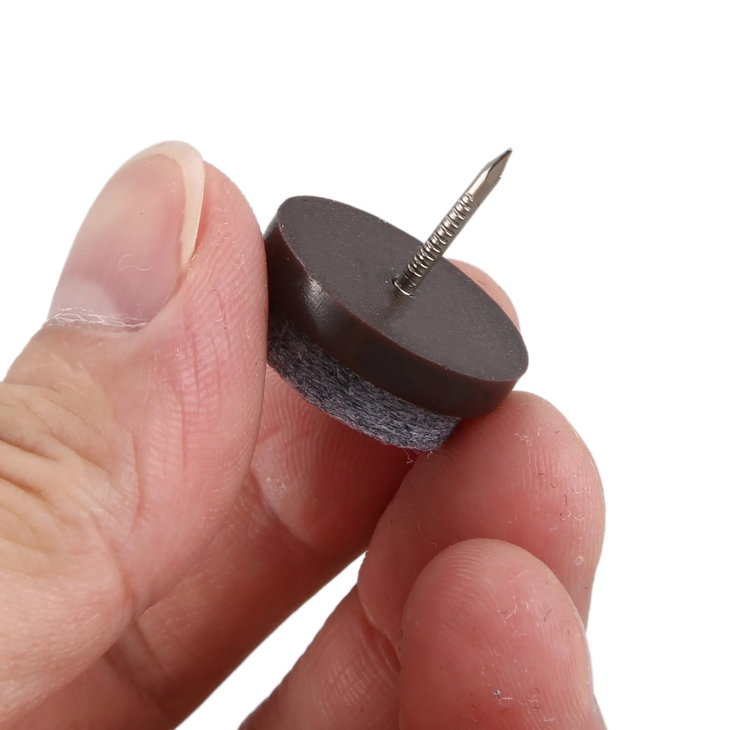 F-3C 50 pezzi di protezioni per unghie fai da te in feltro per gambe di sedie, 22 mm