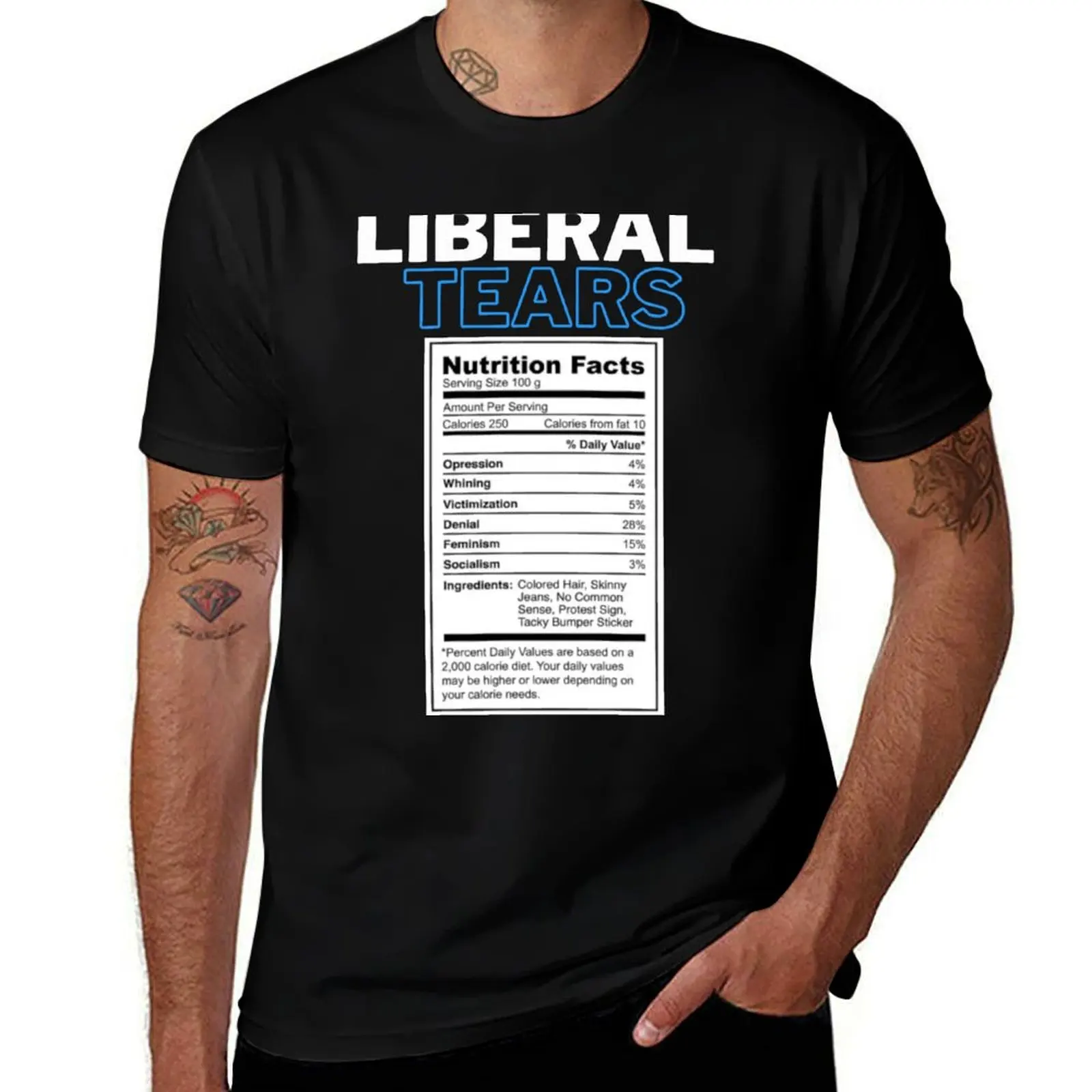 Liberal Tears T-Shirt man t shirts high quality luxury brand T-Shirt