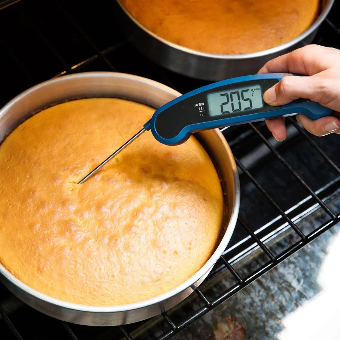 Termômetro de carne leitura instantânea digital profissional rápido para grelhar e cozinhar, rotação automática, display retroiluminado, resistente a respingos