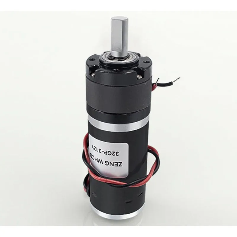 32GP-31ZY 소형 유성 감속기 직경 DC 12V 24V 감속기 모터 저속 속도 조절 대형 토크 소형 모터