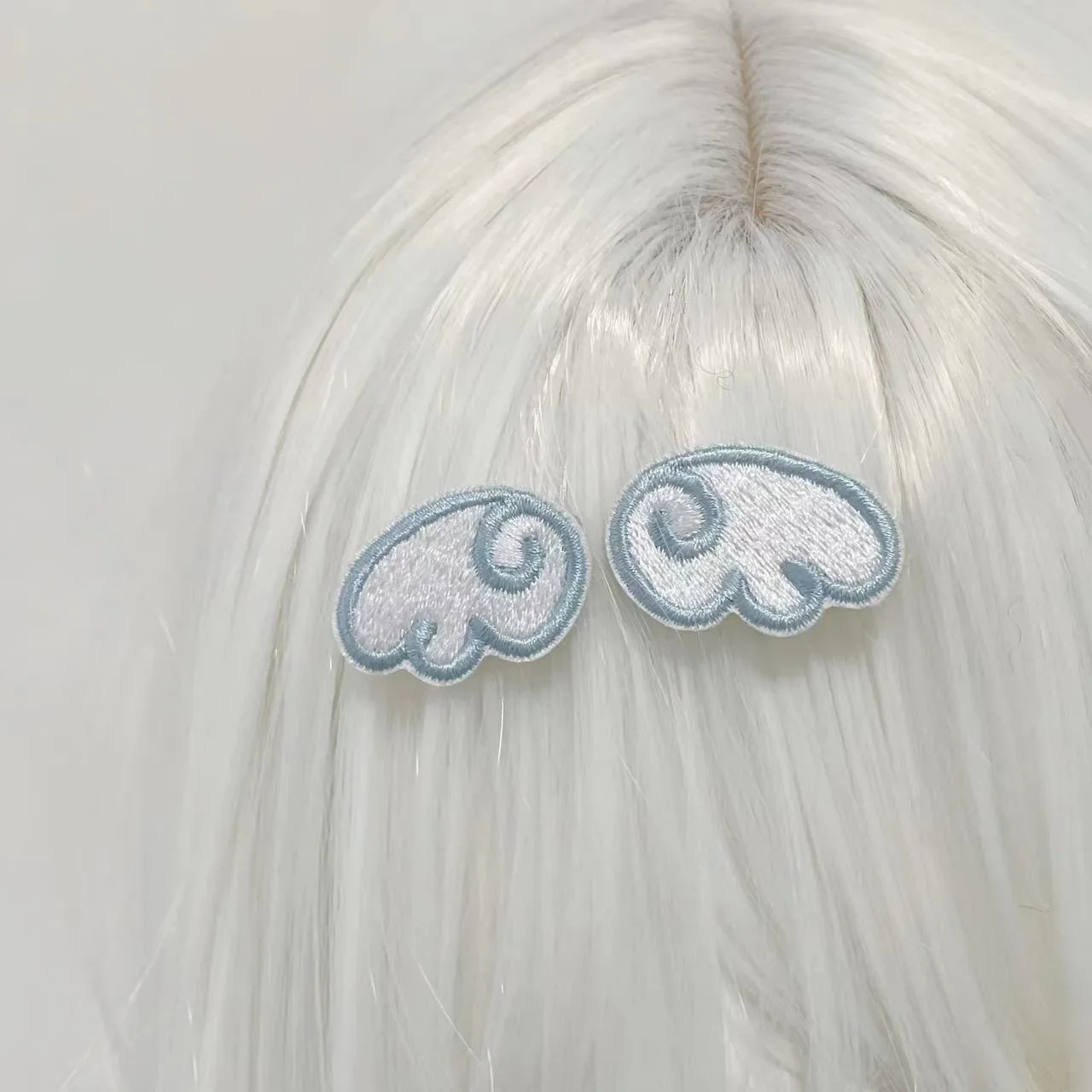 1Pair Cute Sweet Japanese Style Y2K Angel Wing Hair Clip Subculture Water Color Hairpin Barrettes Lolita Ornaments Accessories