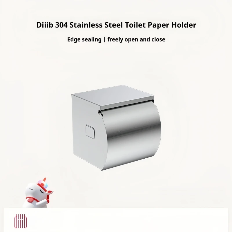 

Diiib вешалка для полотенец из нержавеющей стали для ванной комнаты, настенная полка-органайзер, держатель для туалетной щетки, коробка для салфеток, аксессуары для домашней ванной комнаты