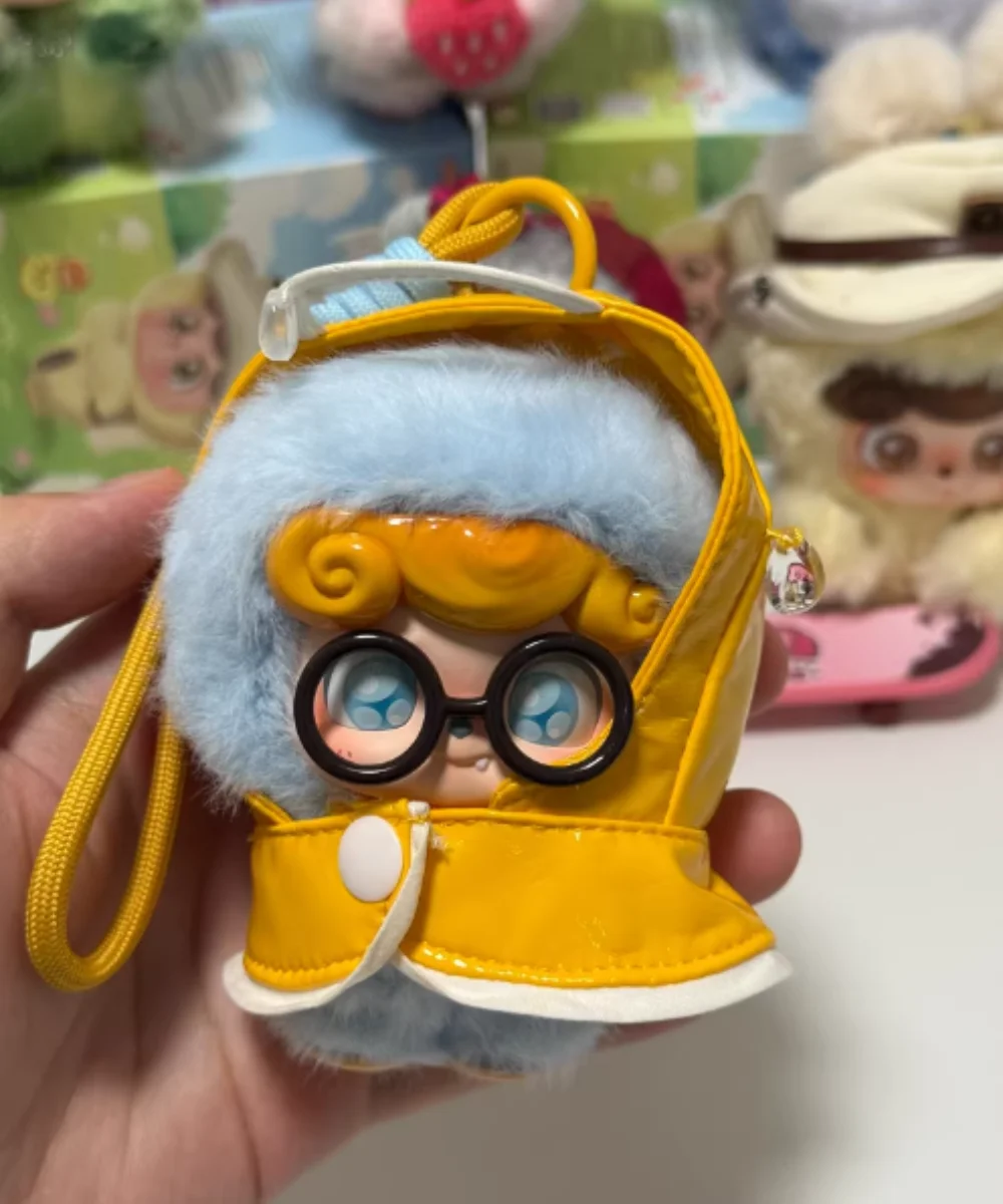 정품 Q.Kid 오늘 나는 놀이를 위해 외출했어요 시리즈 블라인드 박스 플러시 펜던트 가방 장식 사랑스러운 선물 미스터리 박스 모델 장식 장난감
