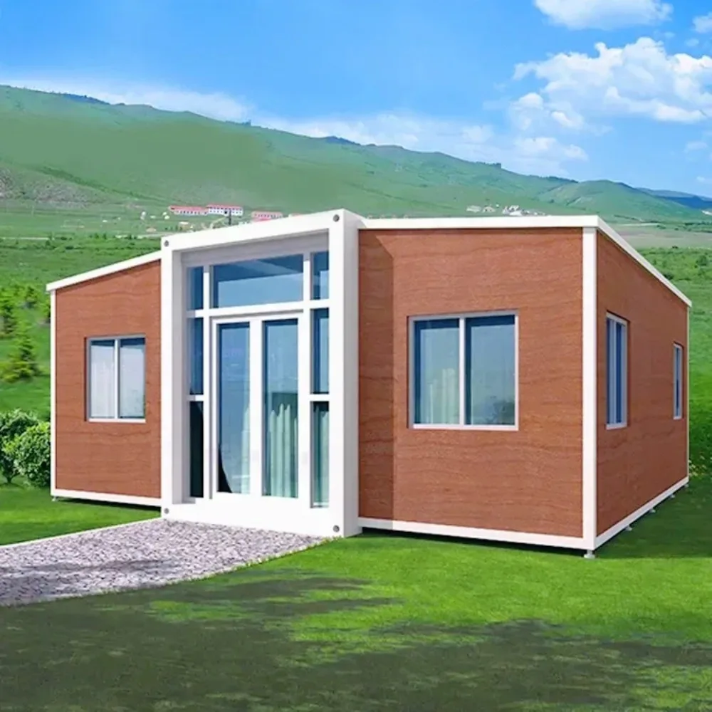 حاوية شحن بتصميم حديث، منازل صغيرة فاخرة، منازل جاهزة، منزل بناء جاهز للبيع