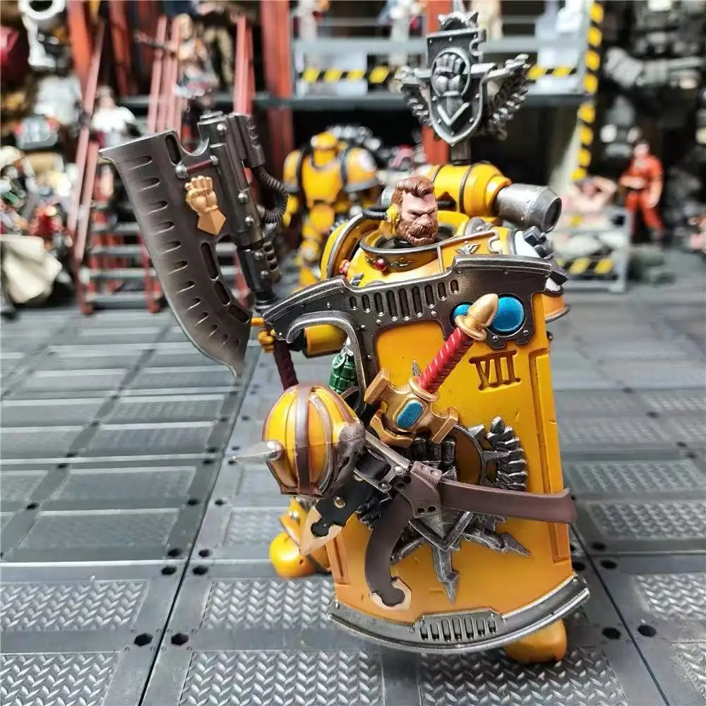 【Auf Lager】JOYTOY 1/18 Actionfiguren Warhammer 40K Imperial Fists Legion Praetor mit Power Sword Fafnir Annann Spielzeug