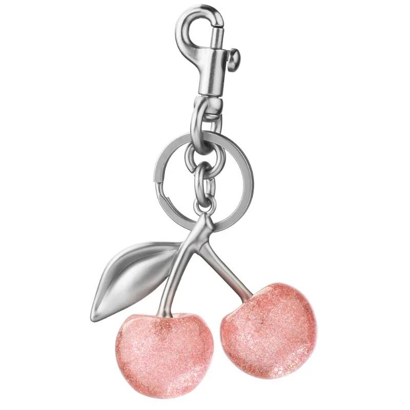 

Brand-new fruit pendants, accessory jewelry, bag pendants, multi-color cherry lock rings, fashionable bag pendants