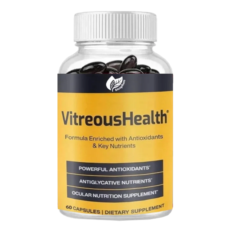 مكمل العين القائم على أدلة VitreusHealth، يحتوي على كبسولات L-lysine-60 #1