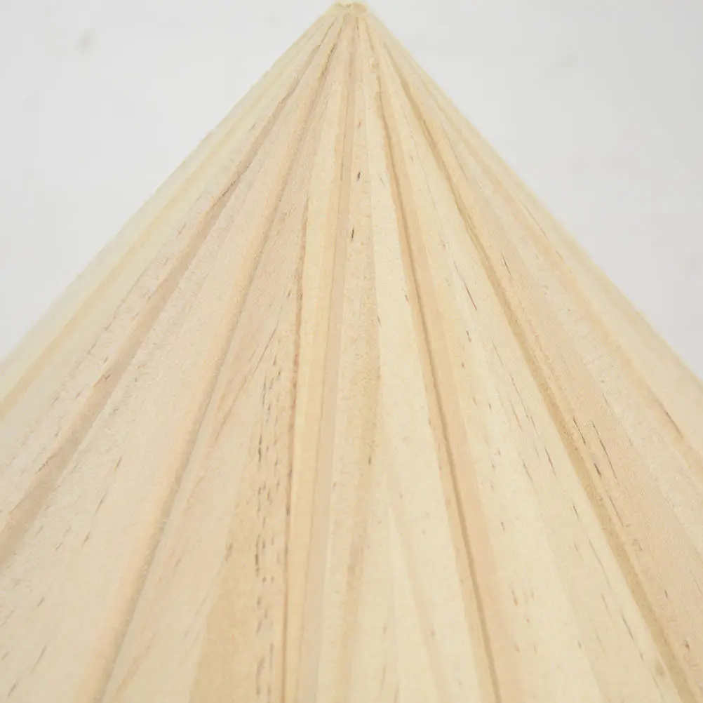 

Handmade Wooden House Desktop Ornament Smooth Rounded Edges High Grade Wood Craft Home Decor Living Room Bookcase Table