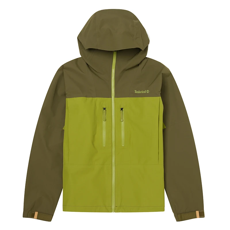 Timberland Men's Color-Block Woven Jacket Thin Hooded Sports Jacket A41Sfeid
