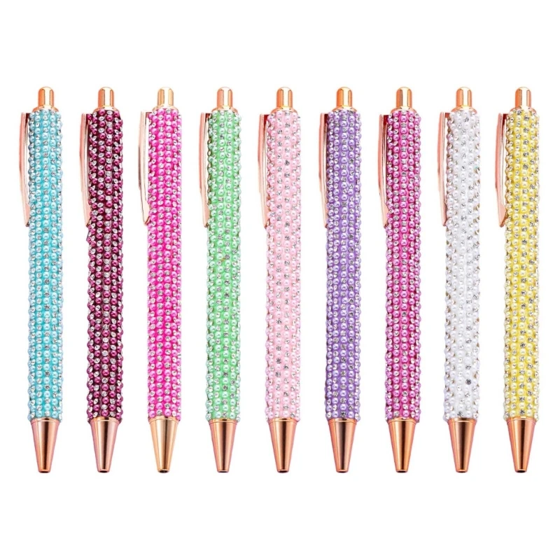 

DXAB Retractable Metal Ballpoint Pen Beads Signing Pen Office Pen