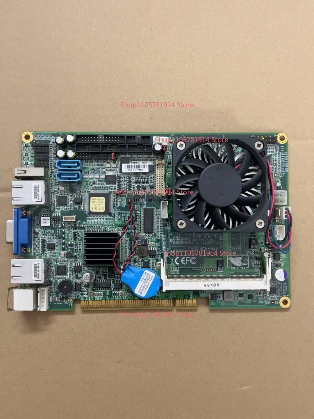 For Research and Development HSB CV1P REV: A1.2 Semi-long Industrial Control Main Board with Original CPU Memory