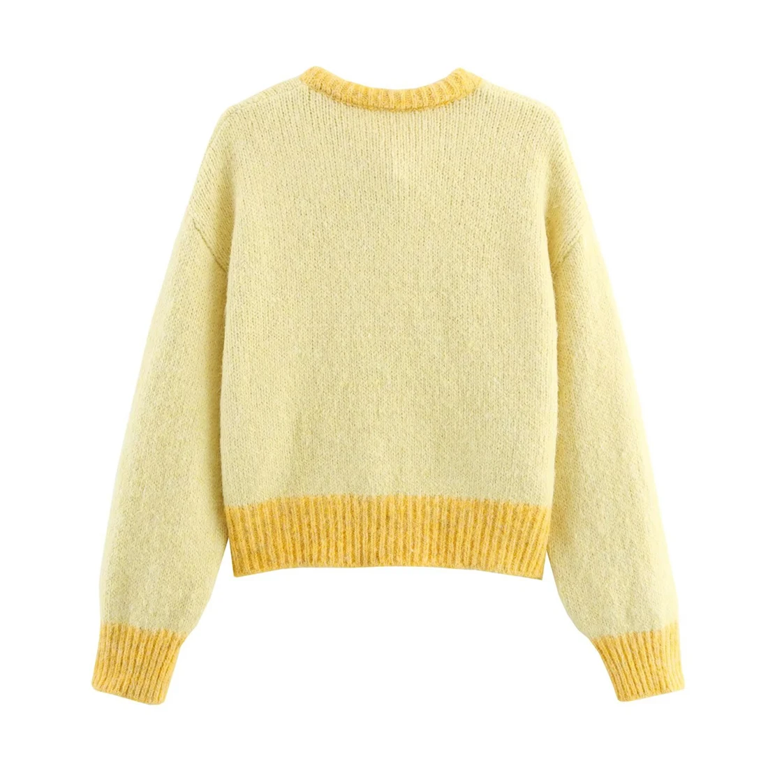 Damski, jednorzędowy kardigan z dzianiny, elegancki, rozpinany, ozdobiony kokardą, dla kobiet.