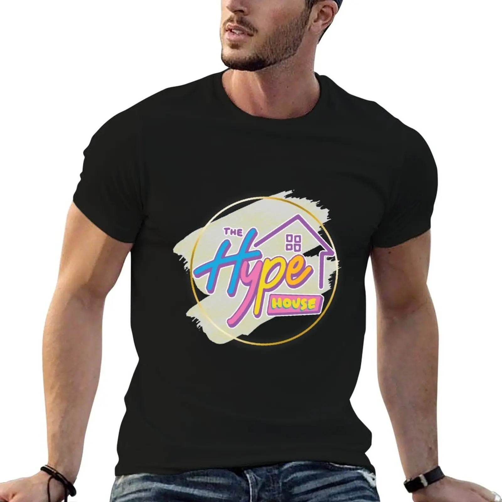 Hype House T-Shirt cheap stuff blue archive mens vintage t shirts