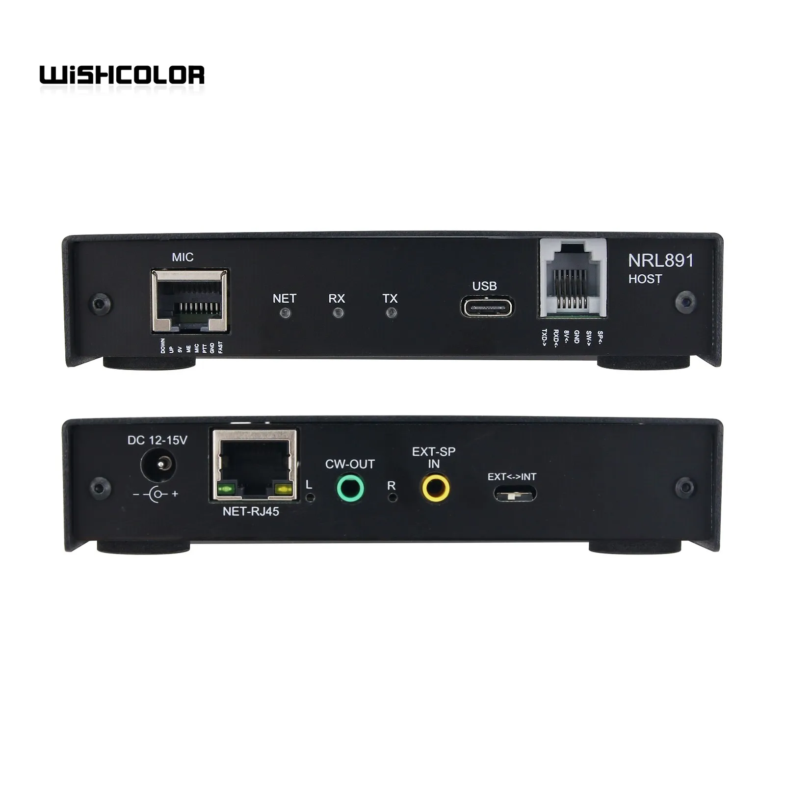 Wishcolor U5 Link Host and Panel Box for FT-891 HF Transceiver Network Separation Radio Accessory