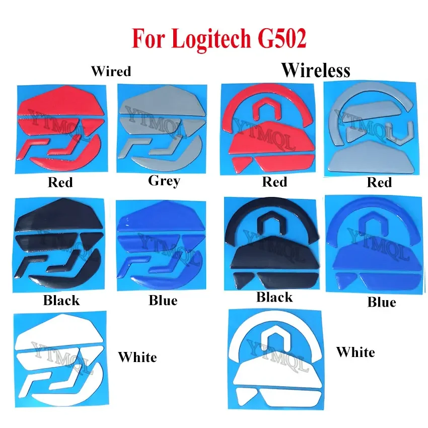 1-10 Set Competition Level Mouse Feet Skates Connector for Logitech G502/Hero Wired and Lightspeed Wireless Edition