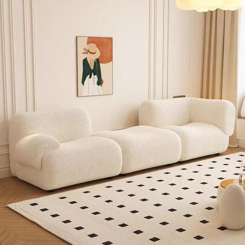 

Mouton YS010 L-Shape Fabric Sofa Set-Minimalist Design Adjustable & Foldable Multi-Module Sponge-Filled