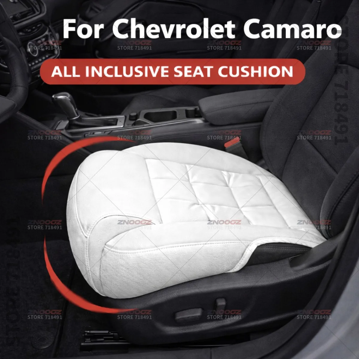 

For Chevrolet Camaro Car Seat Leg Support Extension Seat Cover Memory Foam Extender Cushion Interior Accessories
