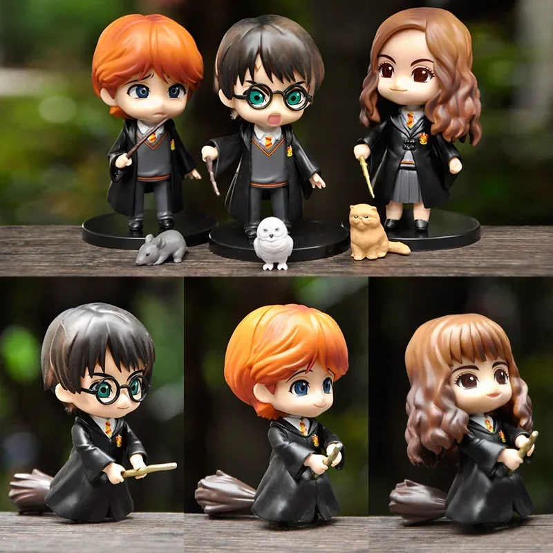 Q Wersja Cute Anime Harr Magical Teen Potters Hermines Random z figurkami akcji Wyświetlacz Kreatywna nagroda studencka