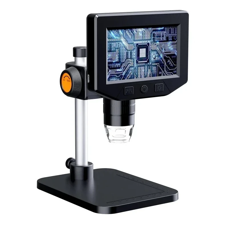 핫 세일 4.3인치 LCD 디지털 현미경 1080P 50-1000배 동전 현미경 줌 스테레오 카메라 전자 수리 PCB용
