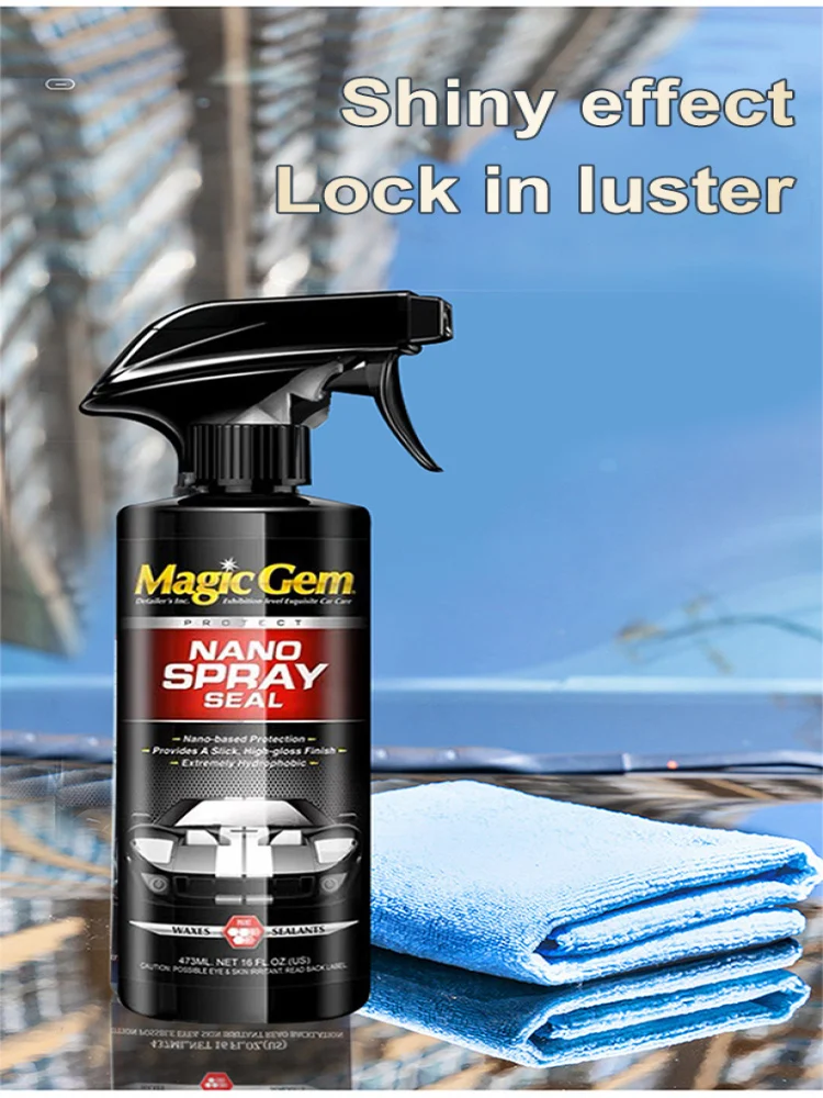 Automotive Nano Coating Liquid Wax Sealant for New Car Stain Removal and Shine Enhancement